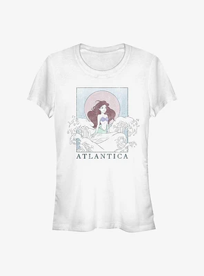 Disney The Little Mermaid Ariel Ocean Wave Atlantica Girls T-Shirt