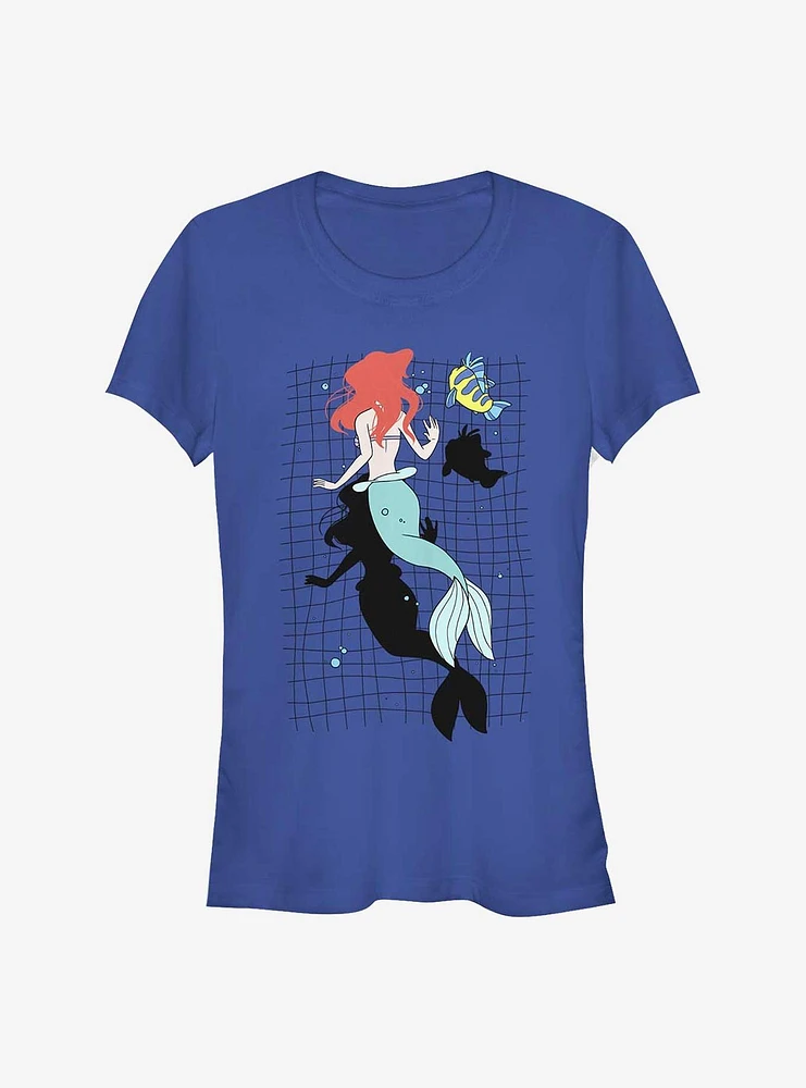 Disney The Little Mermaid Swim With Friends Girls T-Shirt