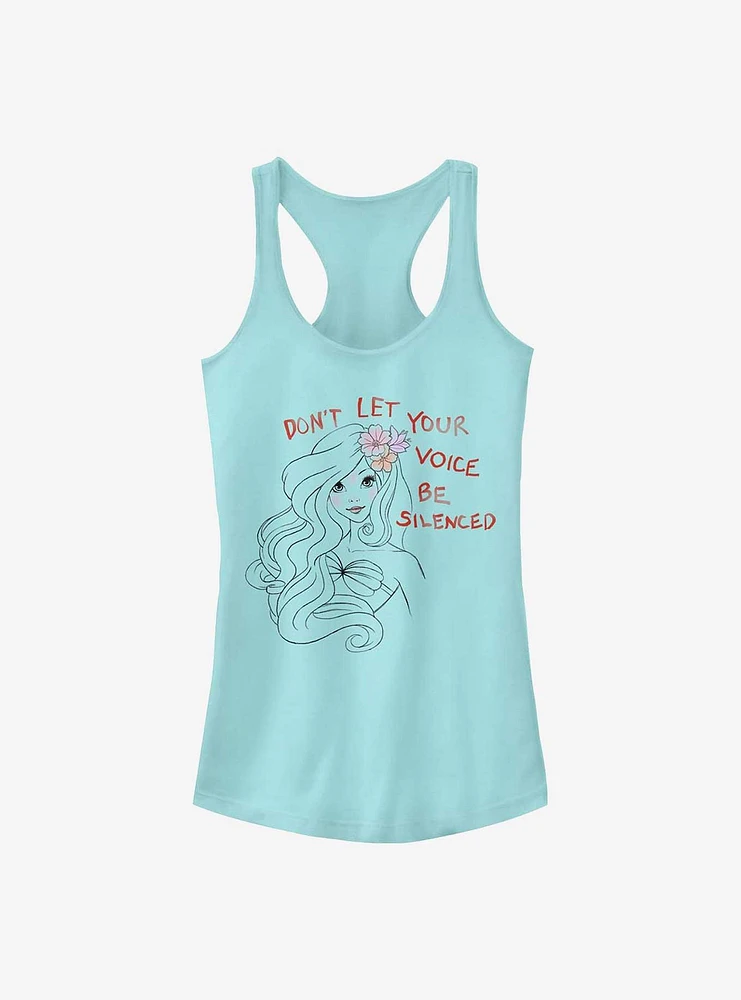 Disney The Little Mermaid Don't Silence Your Voice Girls Tank