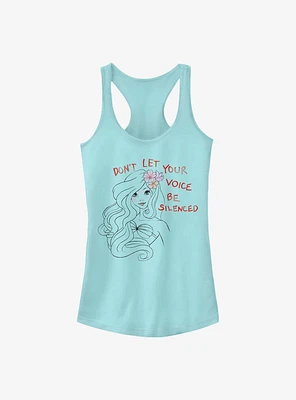 Disney The Little Mermaid Don't Silence Your Voice Girls Tank