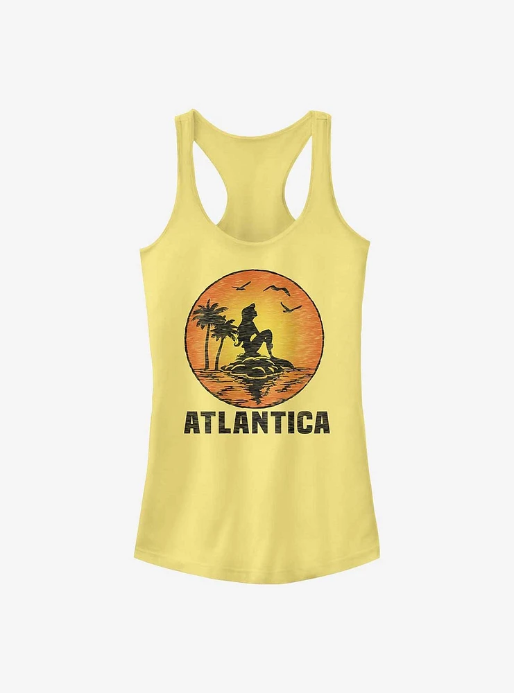 Disney The Little Mermaid Atlantica Sunset Girls Tank