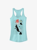 Disney The Little Mermaid Swim With Friends Girls Tank