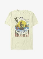 Disney The Little Mermaid Sunset Poster T-Shirt