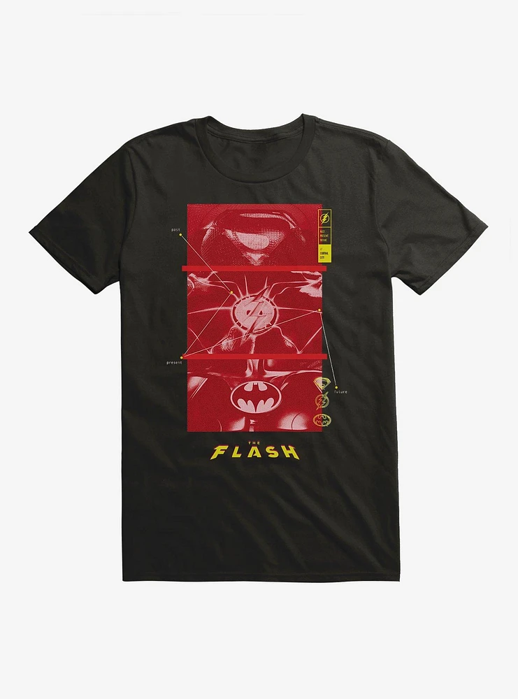 The Flash Past Present Future Heroes T-Shirt