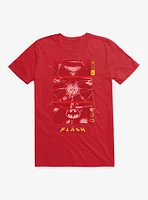 The Flash Past Present Future Heroes T-Shirt