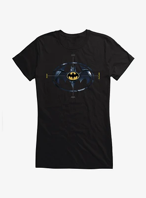 The Flash Multiverse Batman Symbols Girls T-Shirt