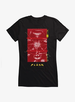 The Flash Past Present Future Heroes Girls T-Shirt