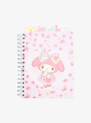My Melody Floral Tab Journal