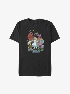 Disney Alice Wonderland Flower Love Big & Tall T-Shirt