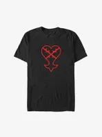 Kingdom Hearts Heartless Symbol Big & Tall T-Shirt