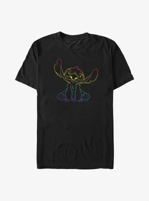 Disney Lilo & Stitch Pride Outline Big Tall T-Shirt