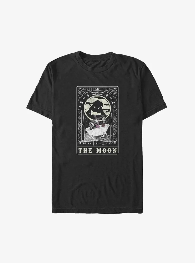 The Nightmare Before Christmas Moon Tarot Card Big & Tall T-Shirt