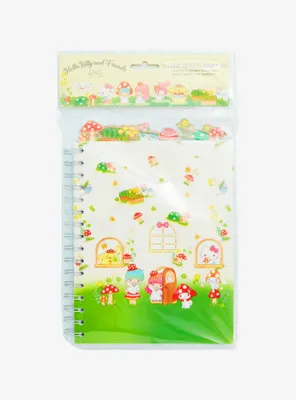 Hello Kitty And Friends Mushroom Floral Tab Journal