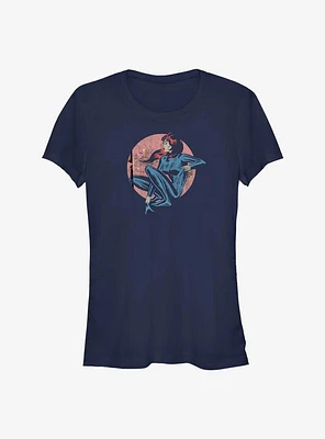 Marvel Black Widow Hello Spring Badge Girls T-Shirt