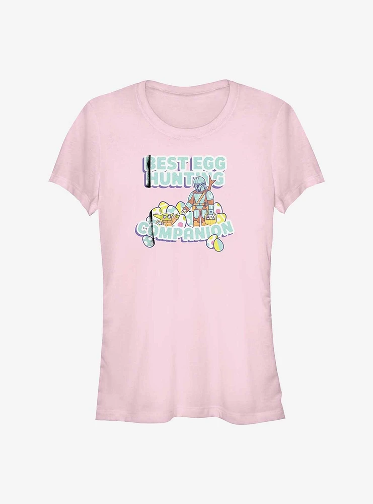 Star Wars The Mandalorian Best Egg Hunting Companion Girls T-Shirt