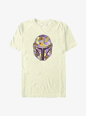 Star Wars The Mandalorian Floral Helmet T-Shirt