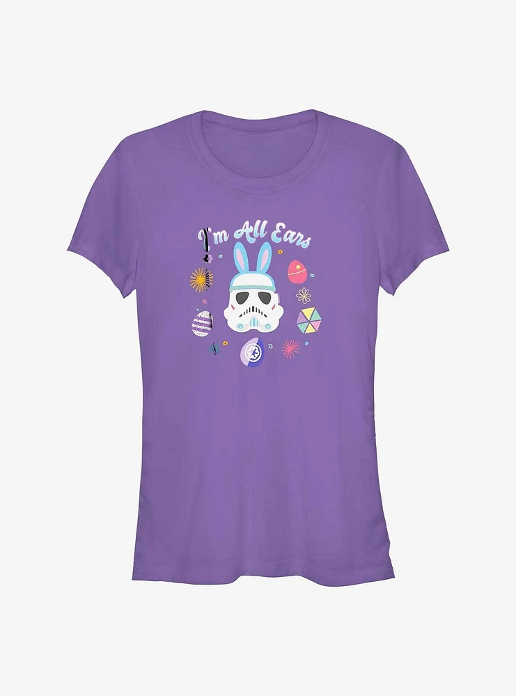 Star Wars All Ears Storm Trooper Bunny Girls T-Shirt