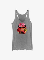 Star Wars Stormtrooper Floral Helmet Girls Tank