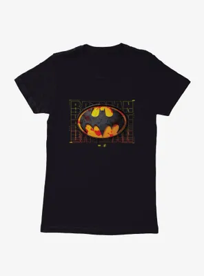 The Flash Batman Splatter Womens T-Shirt