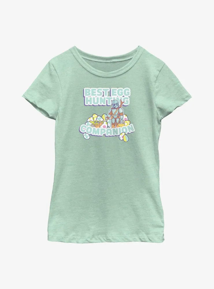 Star Wars The Mandalorian Best Egg Hunting Companion Youth Girls T-Shirt