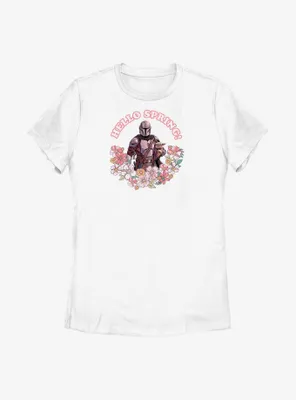 Star Wars The Mandalorian Hello Spring Womens T-Shirt