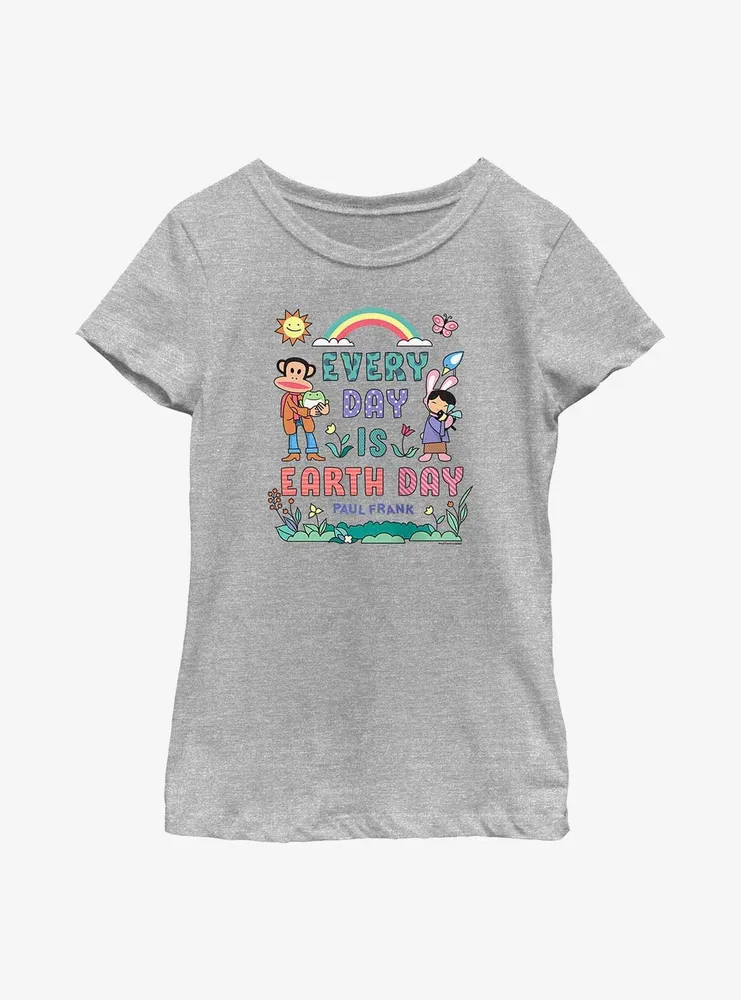 Paul Frank Every Day Is Earth Youth Girls T-Shirt