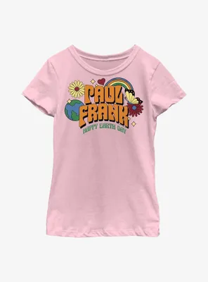 Paul Frank Happy Earth Day Youth Girls T-Shirt
