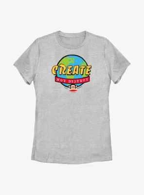 Paul Frank Create Not Destroy Womens T-Shirt