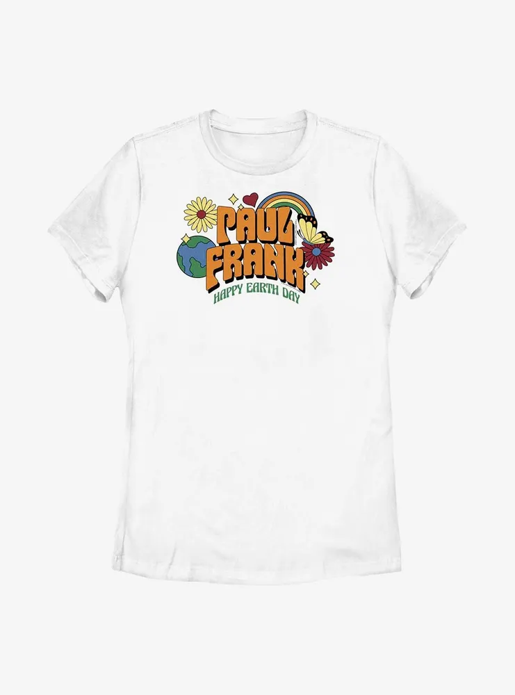 Paul Frank Happy Earth Day Womens T-Shirt