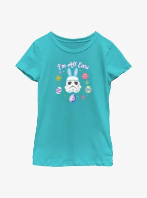 Star Wars All Ears Storm Trooper Bunny Youth Girls T-Shirt