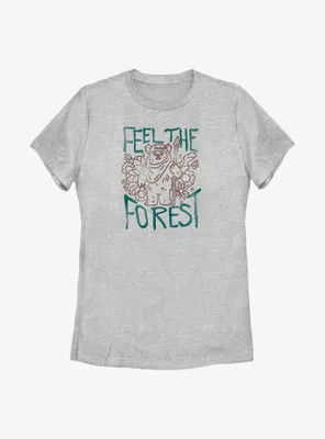 Star Wars Ewok Feel The Forest Womens T-Shirt