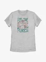 Star Wars Ewok Feel The Forest Womens T-Shirt