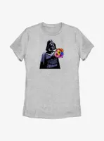 Star Wars Vader Handing Flowers Womens T-Shirt