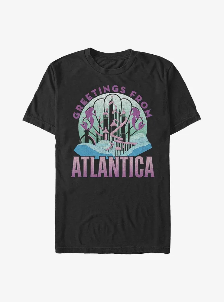 Disney The Little Mermaid Greetings From Atlantica T-Shirt