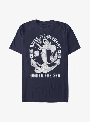 Disney The Little Mermaid Under Sea Where Mermaids Sing T-Shirt