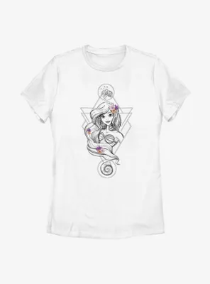 Disney The Little Mermaid Boho Ariel Womens T-Shirt