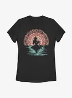 Disney The Little Mermaid Henna Sunset Ariel Womens T-Shirt