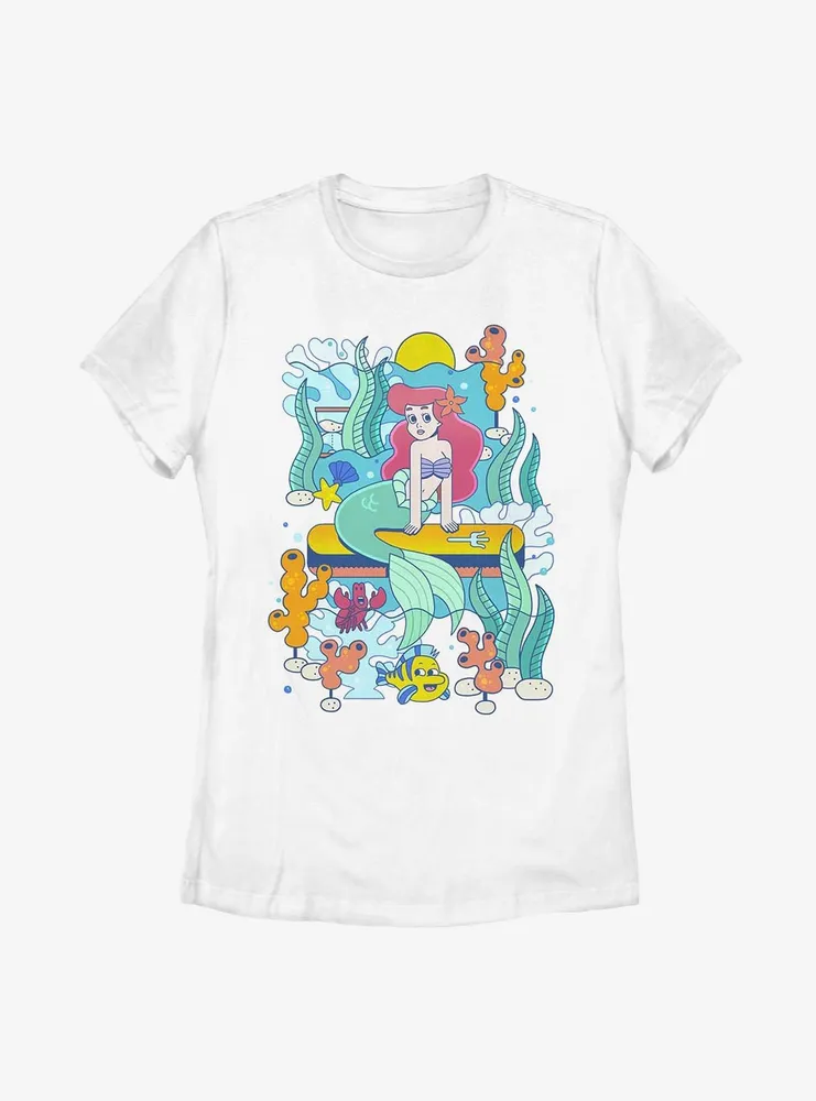 Disney The Little Mermaid Jam Womens T-Shirt