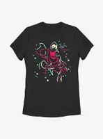 Disney The Little Mermaid Neon Sebastian Womens T-Shirt