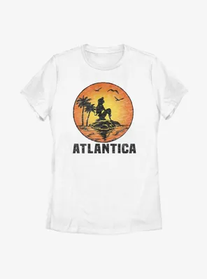 Disney The Little Mermaid Atlantica Sunset Womens T-Shirt