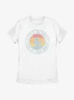 Disney The Little Mermaid Sunset Badge Womens T-Shirt