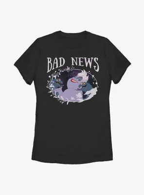 Disney The Little Mermaid Ursula Bad News Womens T-Shirt