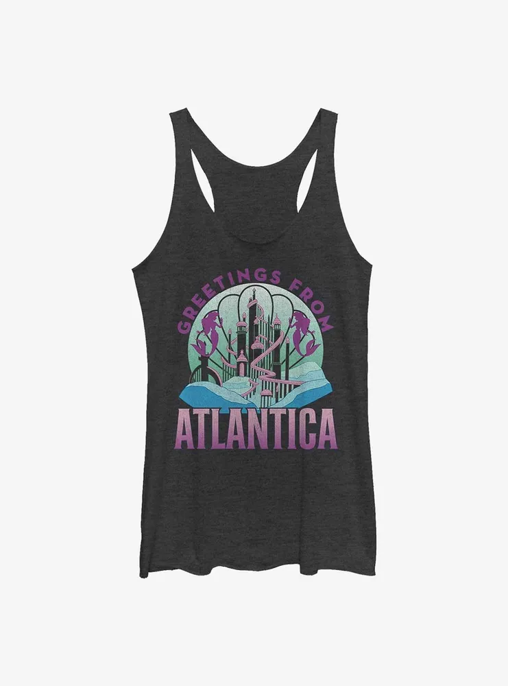 Disney The Little Mermaid Greetings From Atlantica Womens Tank Top