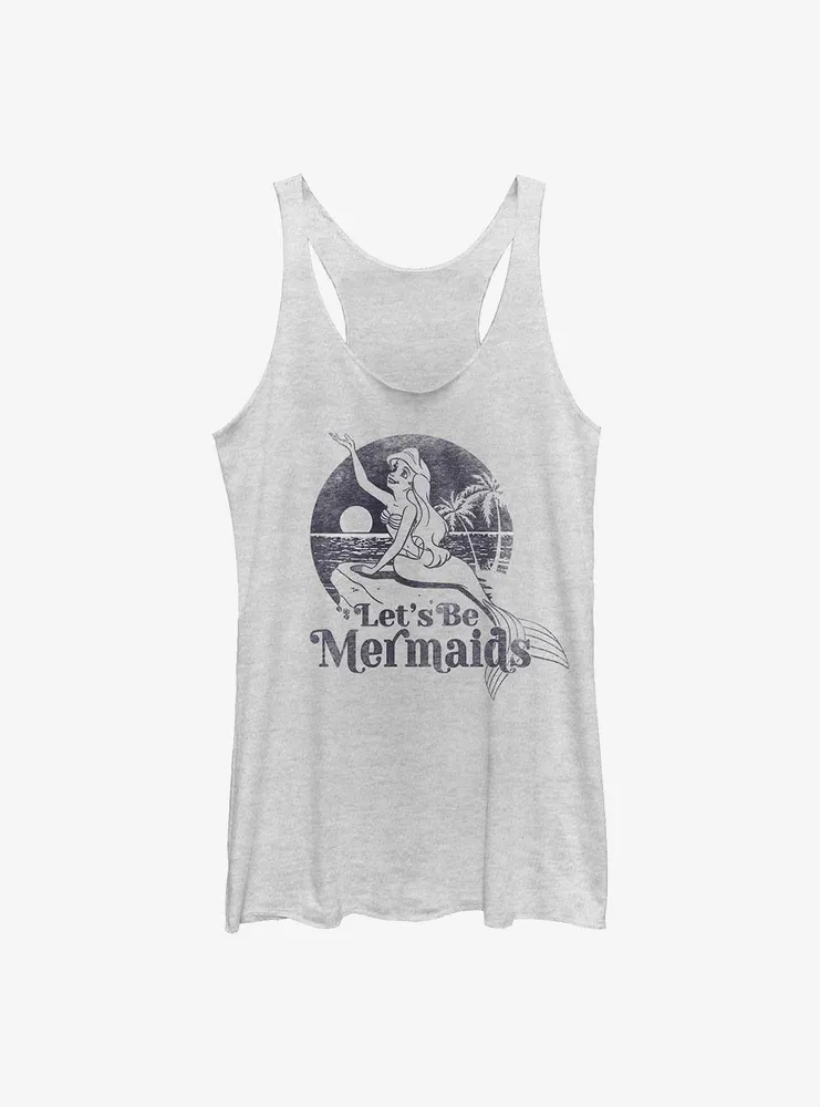 Disney The Little Mermaid Let's Be Mermaids Womens Tank Top