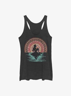 Disney The Little Mermaid Henna Sunset Ariel Womens Tank Top