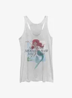 Disney The Little Mermaid Salty Air Hair Womens Tank Top