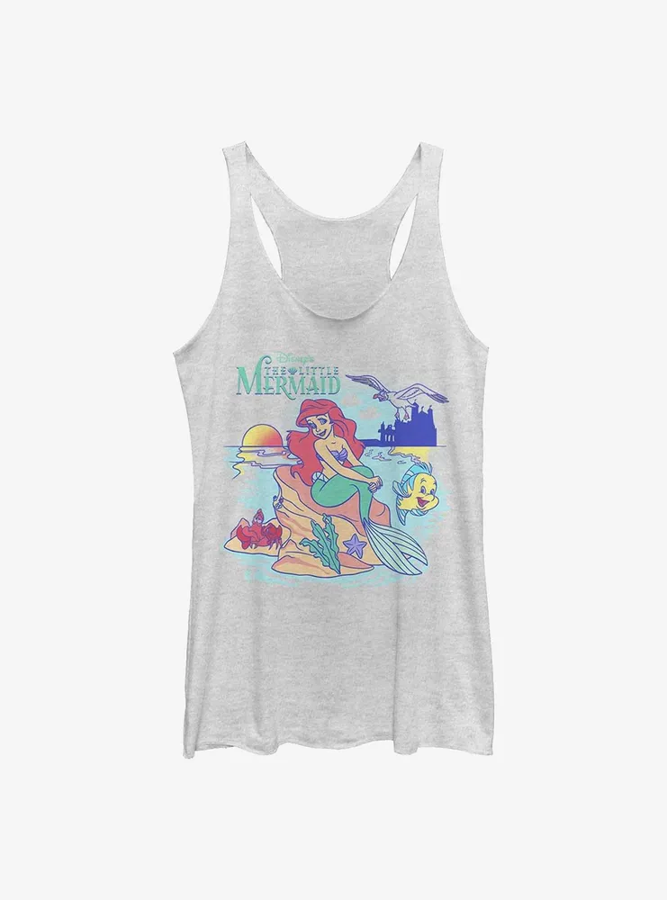 Disney The Little Mermaid Seaside Besties Womens Tank Top