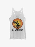 Disney The Little Mermaid Atlantica Sunset Womens Tank Top