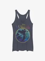 Disney The Little Mermaid Title Silhouette Womens Tank Top