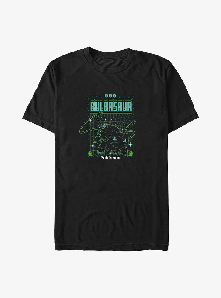 Pokemon Bulbasaur Grid Big & Tall T-Shirt